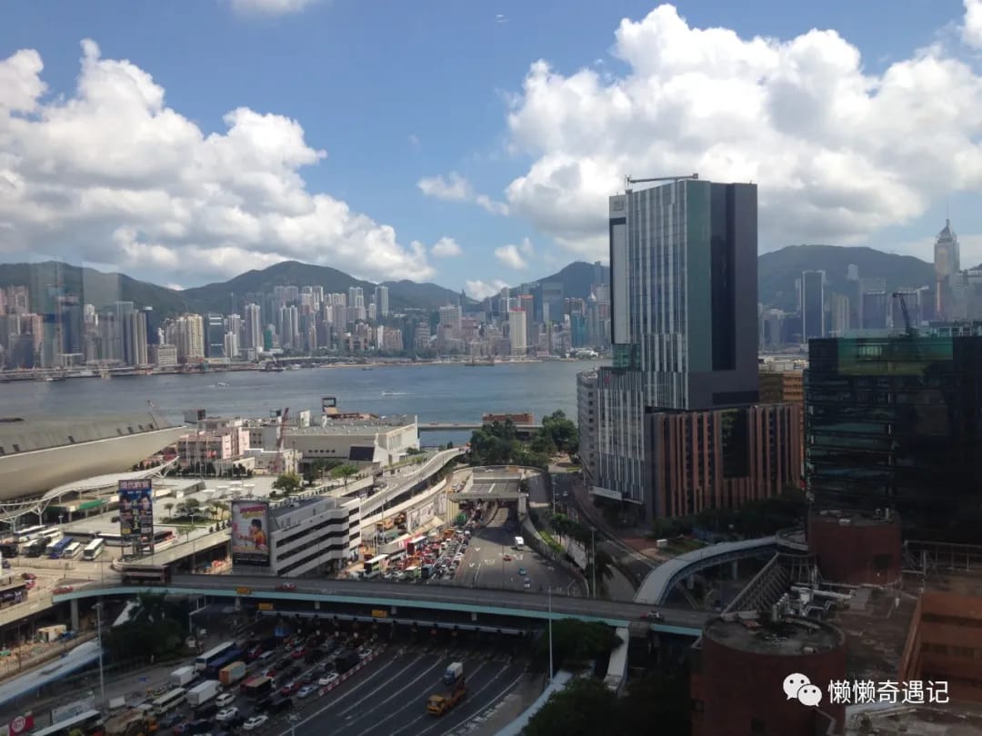 在李嘉誠樓看出去的景色